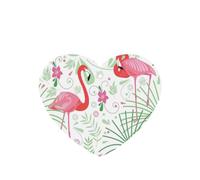 Ambientador de coche con estampado floral de flamenco botánica, 10 piezas, hojas aromáticas, accesorios para colgar en el coche con cuerdas para decoración