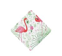 Ambientador de coche con estampado floral de flamenco botánica, 10 piezas, hojas aromáticas, accesorios para colgar en el coche con cuerdas para decoración