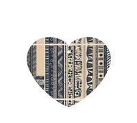 Ambientador de coche con forma de corazón WZYWHJ de pueblos africanos, 6 piezas, tarjeta de fragancia para colgar