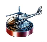 Ambientador de coche con hélice solar, dispensador de fragancia inteligente para una experiencia de conducción refrescante (rojo)