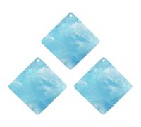 Ambientador de coche con imagen azul claro, 3 unidades, tarjetas perfumadas, lindas lavanda, ambientadores de coche de larga duración, para mujeres y hombres, ambientador natural con cordón para