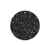 Ambientador de coche con impresión de constelación estrellada, 10 hojas perfumadas para colgar