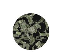 Ambientador de coche con impresión de dinero y signo de dólar, 10 unidades, hojas de ambientador con cuerda para coche y hogar