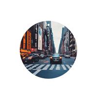Ambientador de coche con impresión de la ciudad de Nueva York, 10 hojas perfumadas para colgar