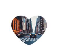 Ambientador de coche con impresión de la ciudad de Nueva York, 10 hojas perfumadas para colgar
