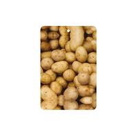 Ambientador de coche con impresión de papas de jardín, 10 piezas, hojas aromáticas, accesorios para colgar en el coche con cuerdas para decoración