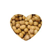 Ambientador de coche con impresión de papas de jardín, 10 piezas, hojas aromáticas, accesorios para colgar en el coche con cuerdas para decoración
