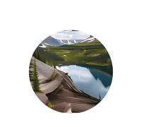 Ambientador de coche con impresión de Parque Nacional Glacier, 10 unidades, hojas colgantes perfumadas