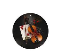 Ambientador de coche con impresión de partituras de violín, 10 piezas, hojas de ambientador con cuerda para coches y hogar