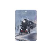 Ambientador de coche con impresión de puesta de sol, 10 piezas, hojas de ambientador con cuerda para coches y hogar