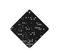 Ambientador de coche con impresión de puntos redondos negros, 10 piezas, accesorios para colgar en el coche con cuerdas para decoración