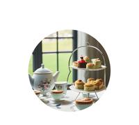 Ambientador de coche con impresión de té de la tarde, 10 unidades, hojas de ambientador con cuerda para coches y hogar