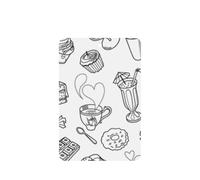 Ambientador de coche con impresión de té negro de la tarde, 10 hojas colgantes perfumadas con cuerda para el hogar