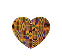 Ambientador de coche con impresión de textura étnica tribal africana, 10 hojas colgantes perfumadas para coche