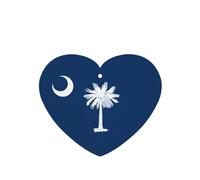 Ambientador de coche con la bandera de Carolina del Sur, juego de difusor perfumado de 4 piezas, fragancia de larga duración para coche, hogar y armario