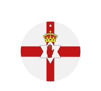 Ambientador de coche con la bandera de Irlanda del Norte, juego de difusor perfumado de 4 piezas, fragancia de larga duración para coche, hogar y armario