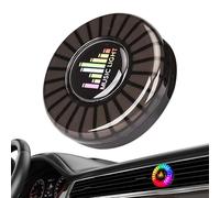 Ambientador de coche con LED, difusor de coche, lámpara de fragancia con clip de ventilación, control de voz, iluminación ambiental, lámpara de recogida de sonido, decoración de automóviles