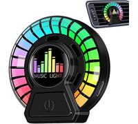 Ambientador de coche con luz rítmica, perfume de ventilación activado por sonido, para decoración interior de automóviles