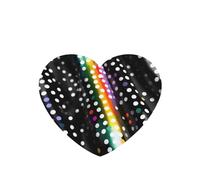 Ambientador de coche con purpurina y rayas de lunares en blanco y negro, 10 piezas, accesorios para colgar en el coche con cuerdas para decoración