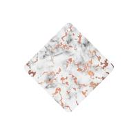 Ambientador de coche con textura de mármol, estampado de salpicaduras de cobre, 10 hojas colgantes perfumadas para coche