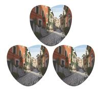 Ambientador de coche de la calle de Italia, 3 unidades, tarjetas perfumadas, lindas y grises, ambientadores de coche de larga duración, para mujeres y hombres, ambientador natural con cordón para