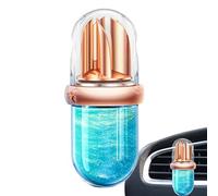 Ambientador de coche de larga duración - Clips de aromaterapia naturales potentes | Difusor de aromaterapia de larga duración, ambientador giratorio para una eliminación relajante de olores