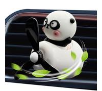 Ambientador de coche de larga duración Fragancia Y Perfume De Aromaterapia | Perfume coche con piloto panda cartoon para salida aire Auto, dormitorio, salón, baño, oficina, int