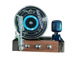 Ambientador de coche de larga duración, tocadiscos ambientador para coche, tocadiscos refrescante, 360 rotaciones creativas, decoración retro de aromaterapia para adultos, hombres y mujeres
