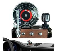 Ambientador de coche duradero, tocadiscos ambientador para coche | Tocadiscos refrescante | 360 rotaciones creativas retro aromaterapia decoración para adultos hombres mujeres