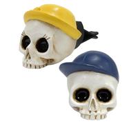 Ambientador de Coche Forma de Calavera 2piezas Resina Celebracion Verano