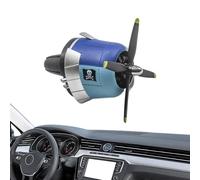 Ambientador de Coche Hélice Estilo Aviación Clip Rejilla Ventilación | Difusor Fragancia Coche para Conductores Modificadores Viajeros Camiones Autocaravanas SUV Sedanes Rutas Trayecto