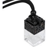 Ambientador de coche inspirado en 50 botellas difusoras vacías de 8 ml para coche, 5 x 2,5 x 2,5 cm, mini botella de perfume colgante con cordón