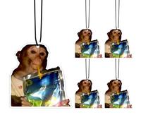 Ambientador de coche perfumado | 5 piezas de largo tiempo seguro colgante aromaterapia | colgante decoración interior coche | Para remolque de campamento camiones automotriz sedán recogida espejos arm