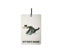 Ambientador De Coche Personalizado American Curl Kitten