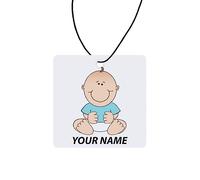 Ambientador De Coche Personalizado Baby Boy on Board