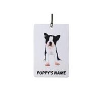 Ambientador De Coche Personalizado Boston Terrier Puppy