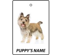 Ambientador De Coche Personalizado Cairn Terrier Puppy