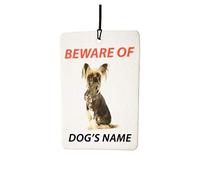 Ambientador De Coche Personalizado Chinese Crested Dog
