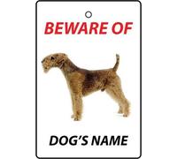 Ambientador De Coche Personalizado Lakeland Terrier Dog