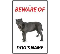 Ambientador De Coche Personalizado Neapolitan Mastiff Dog