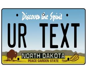 Ambientador De Coche Personalizado North Dakota
