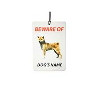 Ambientador De Coche Personalizado Shiba Inu Dog