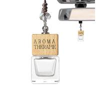 Ambientador de coche | Recipiente difusor de cristal vacío recargable | Accesorios para difusor de aroma automotriz para salón, coche, mochila escolar, lavadero, dormitorio, aula Tsuchiya