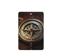 Ambientador de fragancia de brújula antigua para coche, olor fresco a coche, buen soporte y difusor adecuado para automóviles y hogares