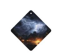 Ambientador de fragancia de coche con aroma a noche de relámpago y trueno, buen soporte y difusor adecuado para automóviles y hogares