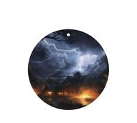 Ambientador de fragancia de coche con aroma a noche de relámpago y trueno, buen soporte y difusor adecuado para automóviles y hogares