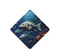 Ambientador de fragancia de coche de Shoal of Fish - olor fresco a coche, buen soporte y difusor adecuado para automóviles y hogares