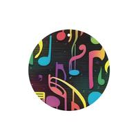 Ambientador de fragancia para colgar en el coche, 4 piezas, colorido, música, Otat, forma redonda, para colgar en la tableta, decoración interior del coche, armario, zapatos, clóset