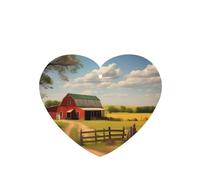 Ambientador de fragancia para colgar en forma de corazón, 4 unidades, diseño de rancho, para decoración interior de coche, armario, zapatos, clóset