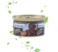 Ambientador de gel para coche, ambientador de camión, bálsamo sólido de fragancia de coche para el hogar, lata de bloque de madera de larga duración, aromaterapia
